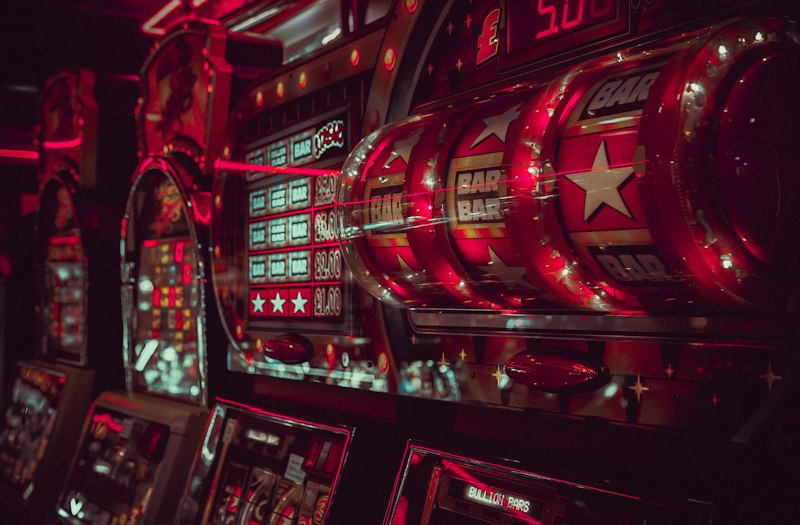 Neon fishing arcade game lights